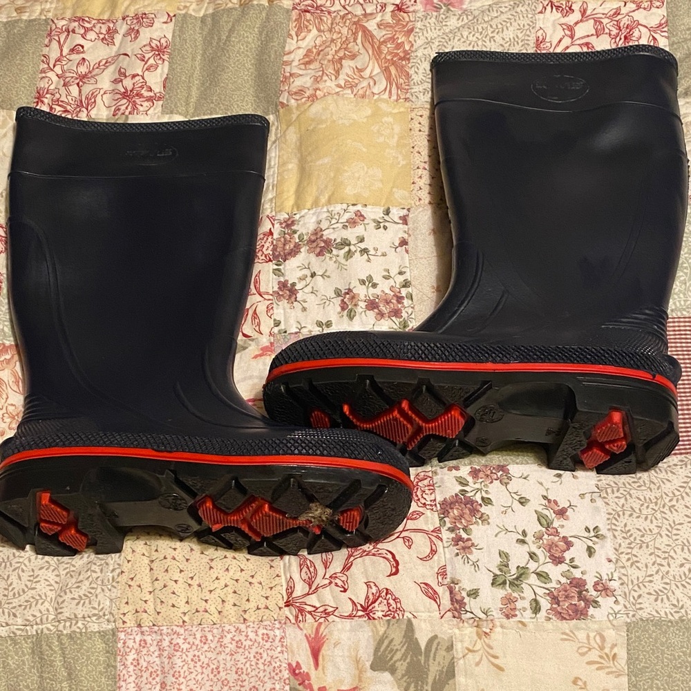 Navy Blue Servus Unisex Adult Max PVC Chemical Resistant Boots Size 7